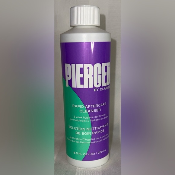 Claire's Pierced Rapid Aftercare Cleanser for Piercing Aftercare - 250 mL - Picture 3 of 6